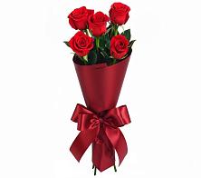 Букет 5 Красных роз Эдлесс Лав в Чернянке