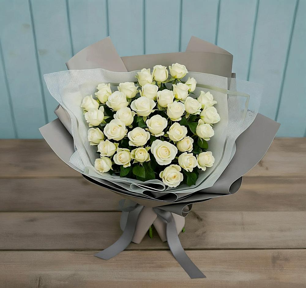 Букет Белоснежная нежность в Чернянке