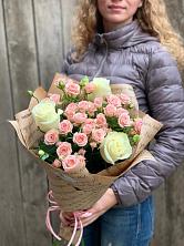 Букет цветов из:  Розы в Чернянке