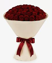 Букет 101 Бордовая роза Блэк Бакарра в Чернянке