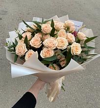 Букет Кремовые розы Латте в Чернянке