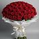 Букет 101 Красная роза Блэк Мэджик в Чернянке