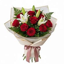 Букет цветов из:  Лилии и Розы в Чернянке
