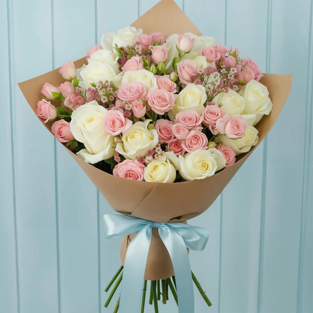 Букет цветов из: Розы в Чернянке