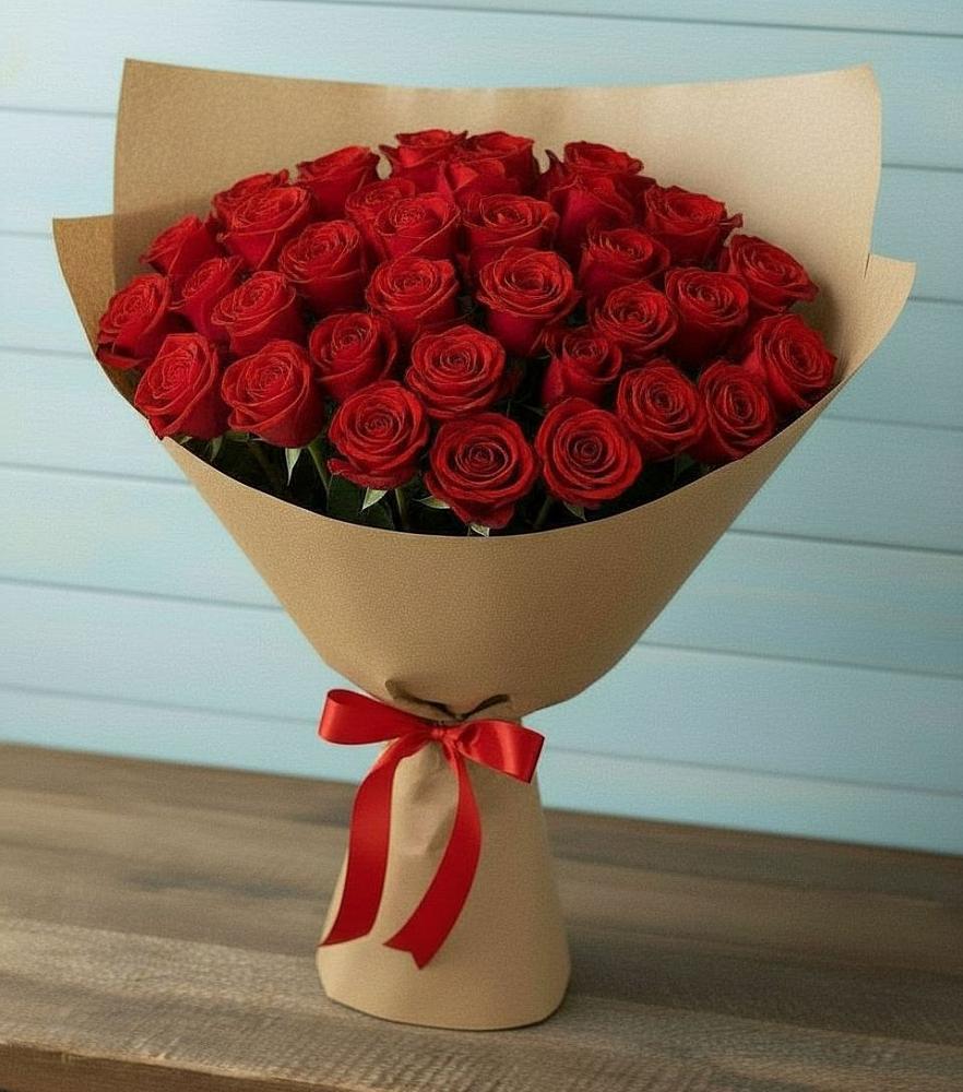 Букет Красные розы Милано в Чернянке