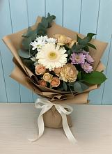 Букет цветов из:  Герберы и Хризантемы в Чернянке