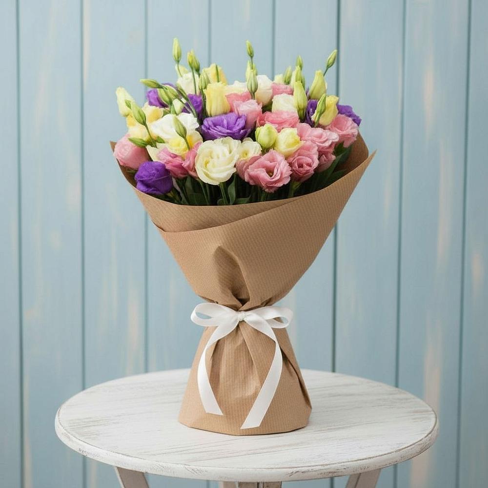 Букет цветов из: Лизиантусы в Чернянке