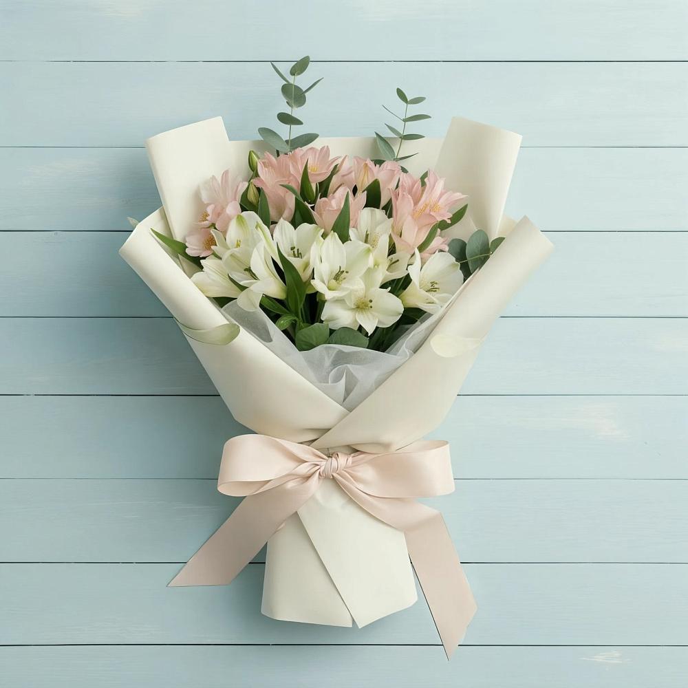 Букет цветов из: Альстромерии в Чернянке