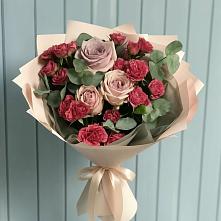 Букет цветов из:  Гвоздики и Розы в Чернянке