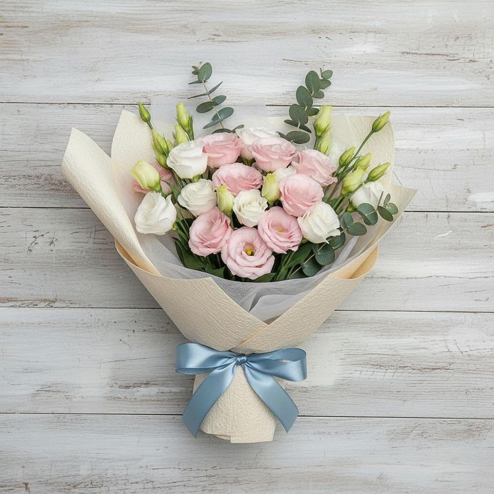 Букет цветов из: Лизиантусы в Чернянке